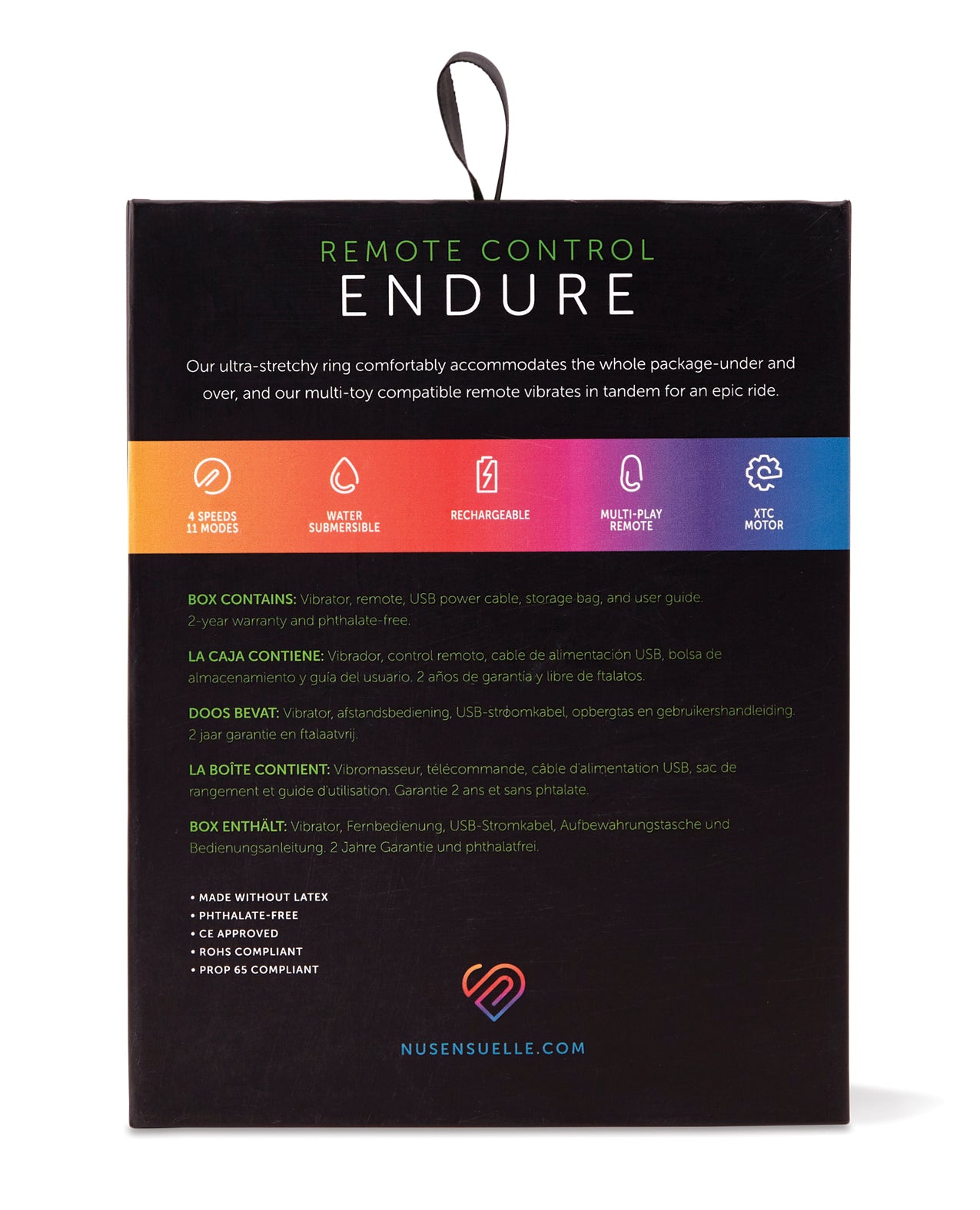 Nu Sensuelle Endure Flexible Cock Ring