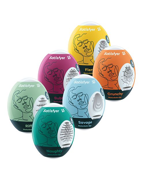 Satisfyer Masturbator Egg - 6 Set