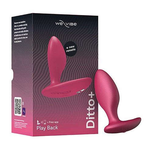 We-Vibe Ditto+ Vibrating Anal Plug