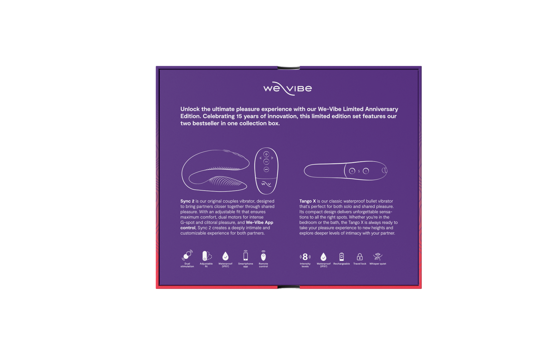 We-Vibe 15 Year Anniversary Collection - Sync 2 & Tango
