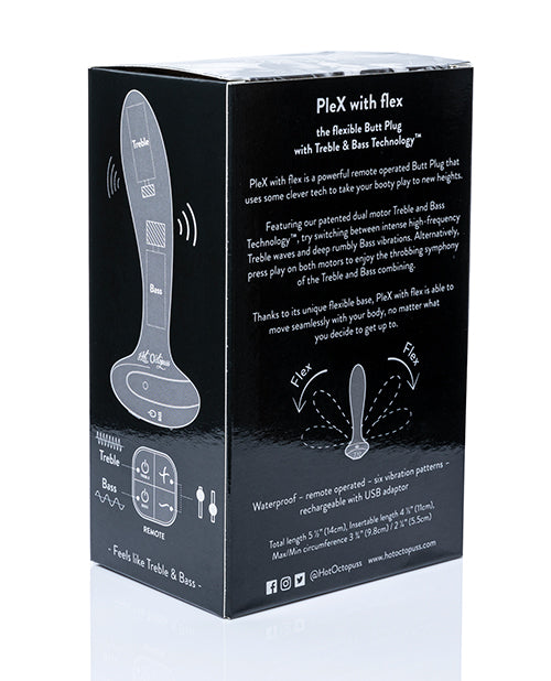HOT OCTOPUSS PLEX WITH FLEX VIBRATING BUTT PLUG