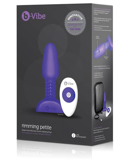 b-Vibe Petite Rimming Plug Purple