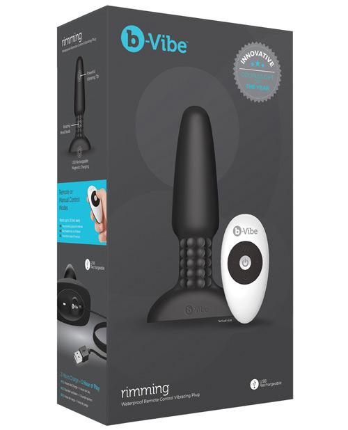 b-Vibe Rimming Plug Black