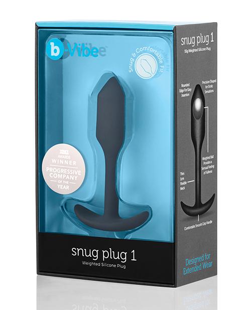 b-Vibe Weighted Snug Plug 1 Black