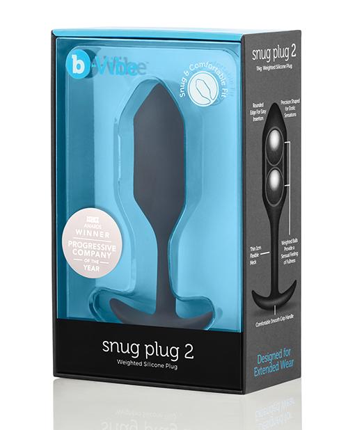 b-Vibe Weighted Snug Plug 2 Black