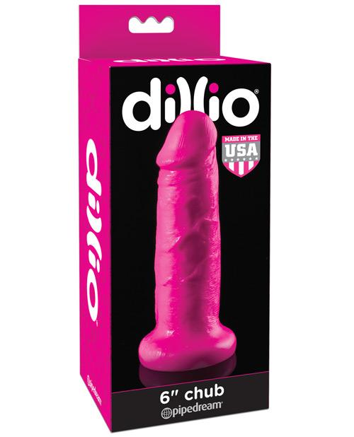 Dillio 6" Chub Dildo pink