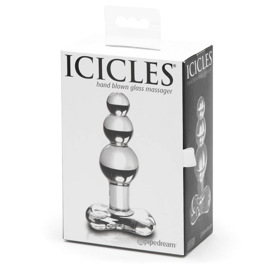 Icicles No. 47 Beaded Glass Butt Plug
