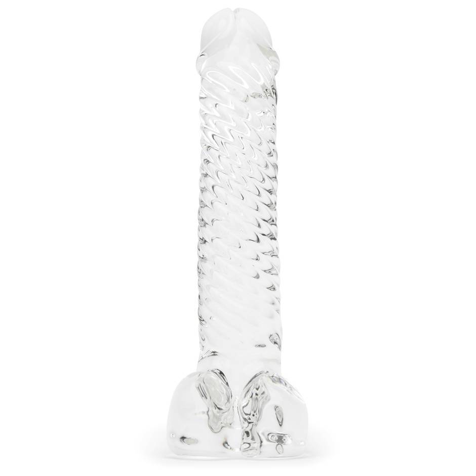 Icicles No. 61 Textured Realistic Glass Dildo