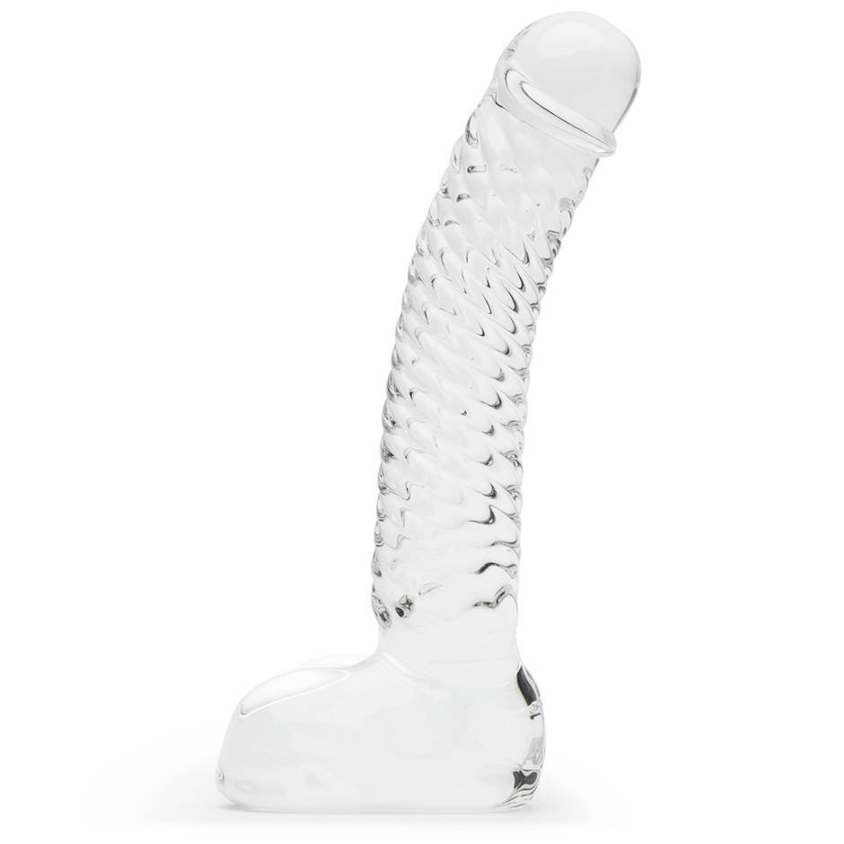 Icicles No. 61 Textured Realistic Glass Dildo