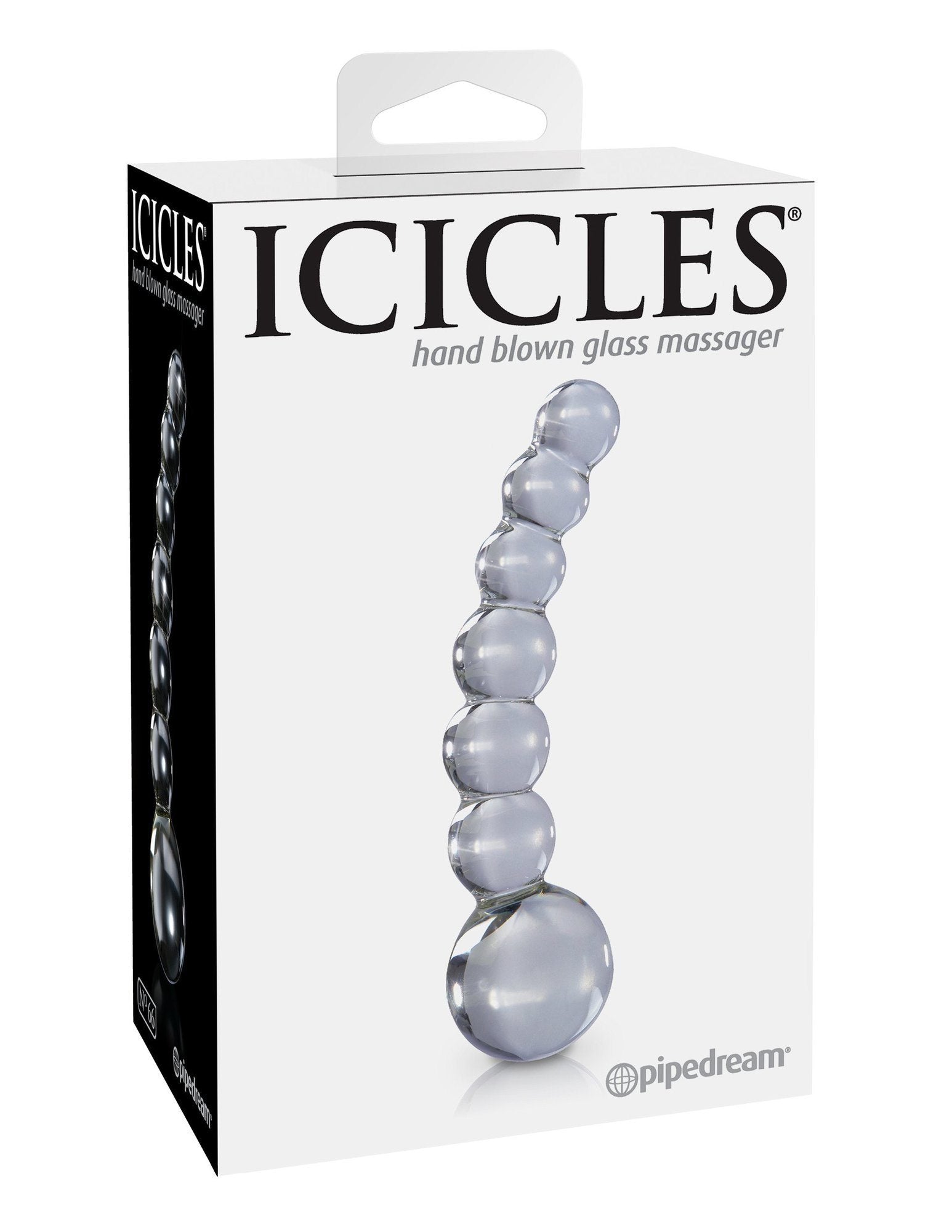 Icicles No. 66 Curved Beaded Glass Massager