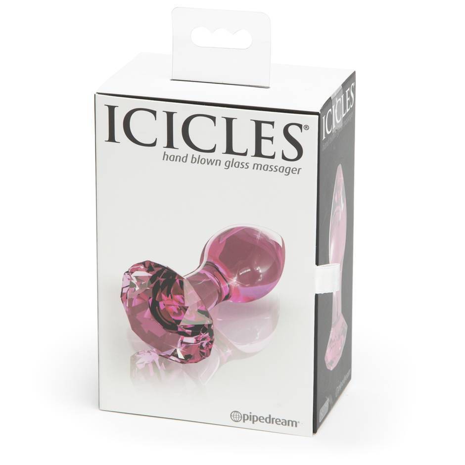 Icicles No. 79 Diamond Glass Butt Plug