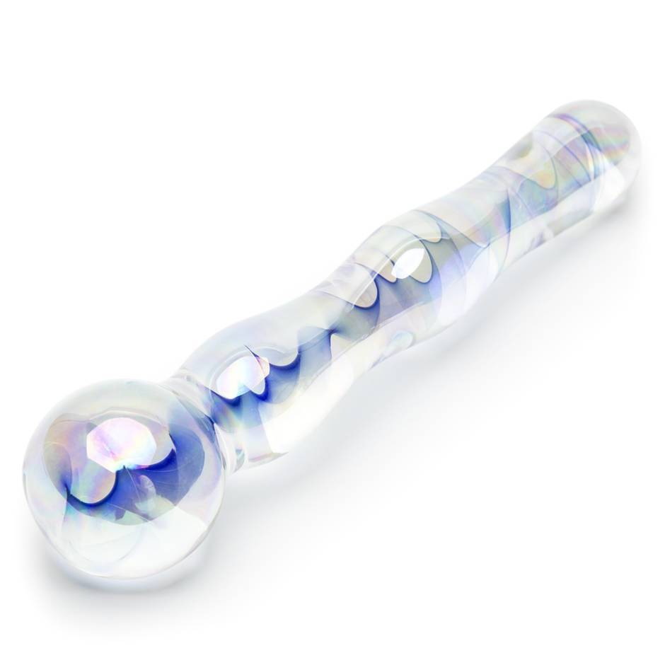 Icicles No. 8 Wavy Glass Dildo