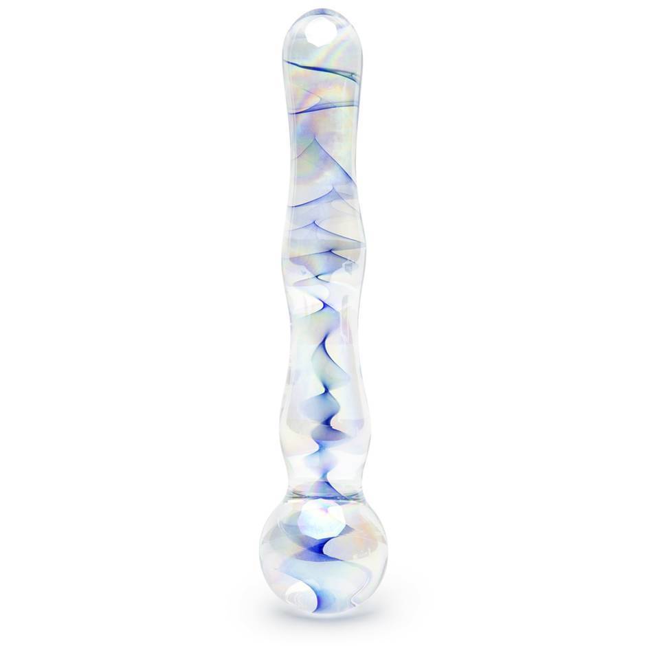 Icicles No. 8 Wavy Glass Dildo Icicles No. 8 Wavy Glass Dildo