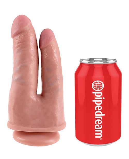 King Cock 6" Double Penetrator - Flesh