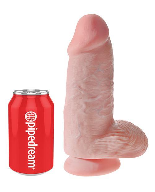 King Cock Chubby Realistic Suction Cup 9" Dildo With Balls