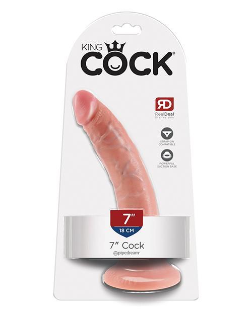 King Cock Realistic Suction Cup 7" Dildo