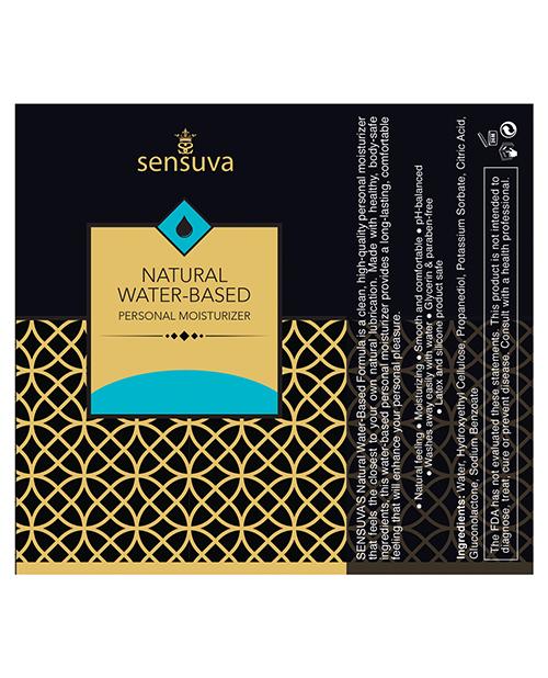 Sensuva Natural Water Based Lube - 4.23 oz
