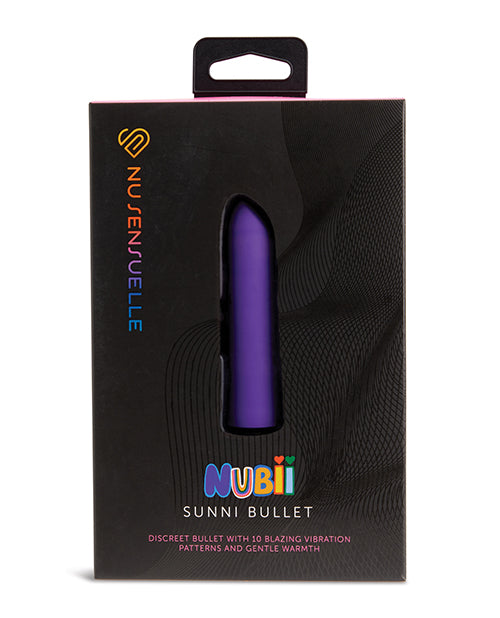 Nu Sensuelle Nubii Sunni Warming Bullet Vibrator