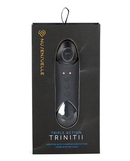 Nu Sensuelle Trinitii Tongue Clitoral Suction Vibrator