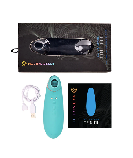 Nu Sensuelle Trinitii Tongue Clitoral Suction Vibrator