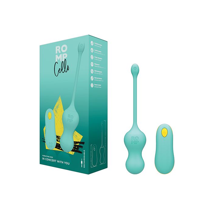 ROMP Cello Remote Control G-Spot Vibrating Egg