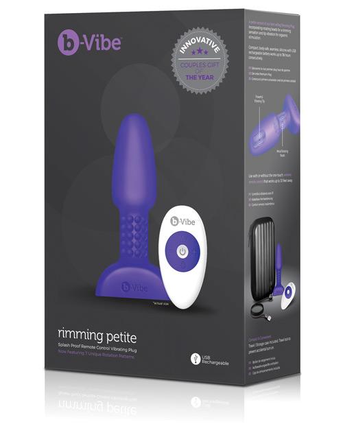 b-Vibe Petite Rimming Plug Purple 