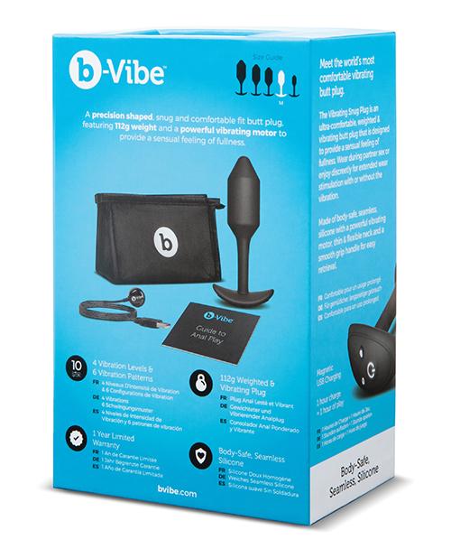 b-Vibe Vibrating Snug Plug - M 