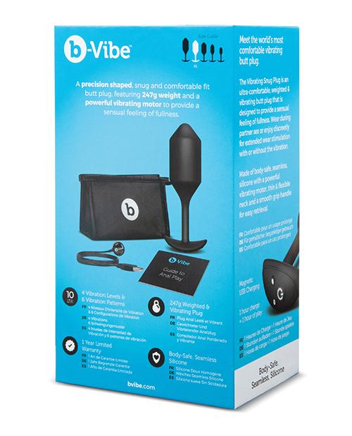 b-Vibe Vibrating Snug Plug - XL 