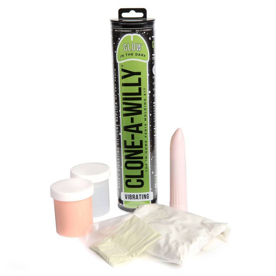 Clone-A-Willy Kit Vibrating - Glow In The Dark Original 