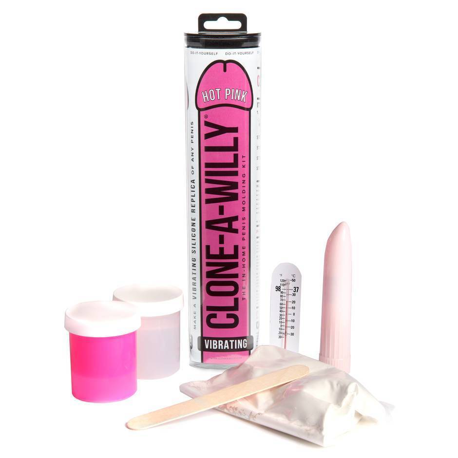 Clone-A-Willy Kit Vibrating - Hot Pink 