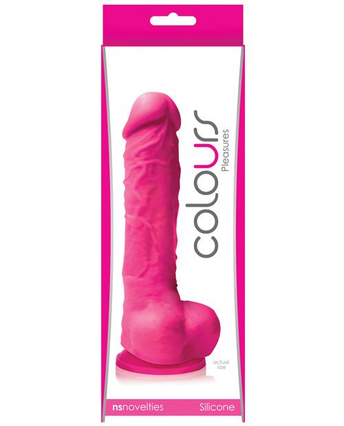 Colours Pleasures Dildo w/Suction Cup - 5/8" 5" Pink 