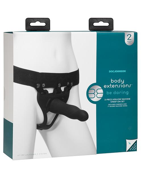 Doc Johnson Body Extensions Be Daring 2 Piece Strap On Set 