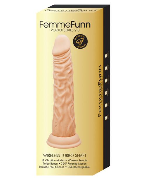 Femme Funn Turbo Shaft 2.0 Wireless Dildo Vibrator 