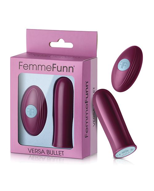 Femme Funn Versa Bullet Vibrator Dark Pink 