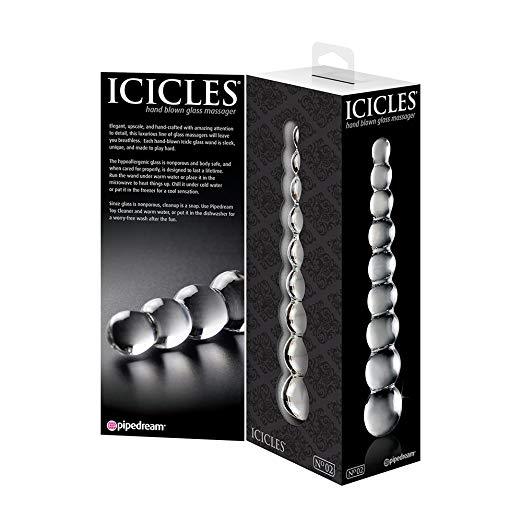 Icicles No. 2 Beaded Glass Massager 
