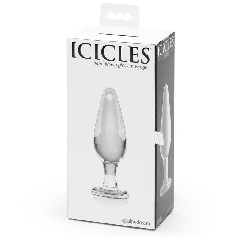 Icicles No. 26 Large Glass Butt Plug 