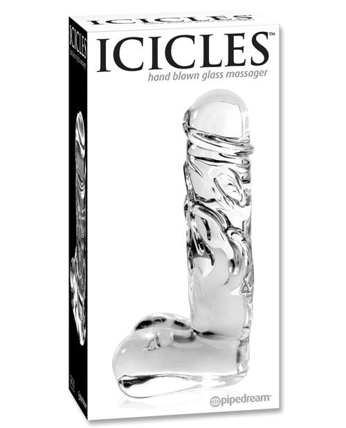 Icicles No. 40 Realistic Glass Dildo 