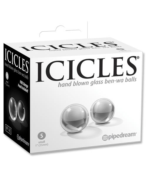 Icicles No. 41 Small Glass Ben Wa Balls 