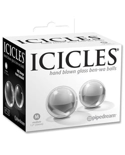 Icicles No. 42 Medium Glass Ben Wa Balls 