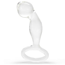 Icicles No. 46 Curved P-Spot Glass Butt Plug 