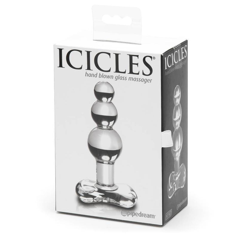 Icicles No. 47 Beaded Glass Butt Plug 