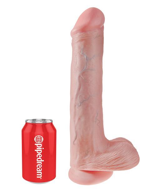 King Cock Realistic Suction Cup 13" Dildo With Balls 