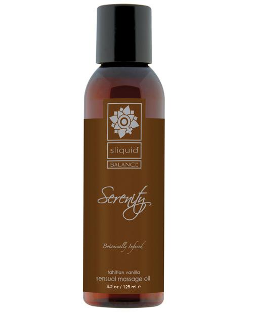 Sliquid Organics Massage Oil - 4.2 oz Serenity 